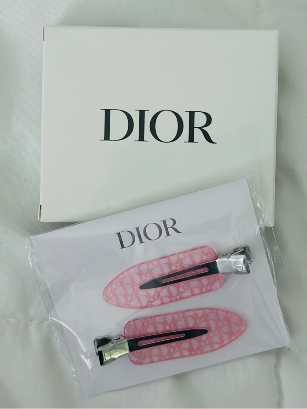 Dior Pink Miss Dior Hair Clips